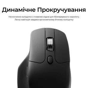 Фото: Миша Keychron M6S PixArt PAW3311 Black (M6S-A72) № 7 | KTC