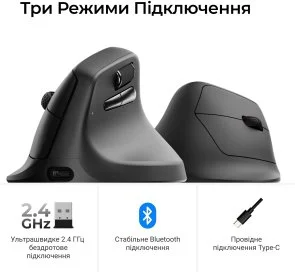 Фото: Миша Keychron M5 PixArt PAW3950 Black (M5-A23) № 7 | KTC