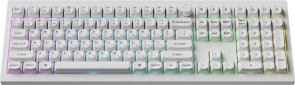 Клавіатура Keychron V6 Ultra Keychron Red Switch RGB White (V6U-F1-UA)