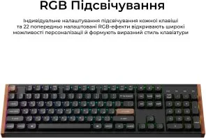 Фото: Клавіатура Keychron K10 HE Gateron Magnetic Switch RGB Black (K10H-F1-UA) № 11 | KTC