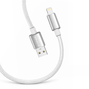 Кабель ColorWay CBUL099 3A AM / Lightning 2m White (CW-CBUL099-WT)