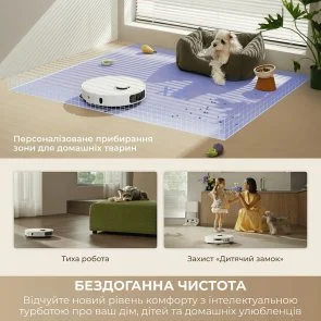 Фото: Робот-пилосос Dreame Bot D30 Ultra Black (RTD31TE-BL) № 8 | KTC