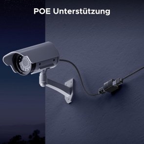 Розетка-з'єднувач UGREEN NW326 Ethernet Extender 10Gbps Cat8 Cat7 Cat6 Cat5 Black (55359)