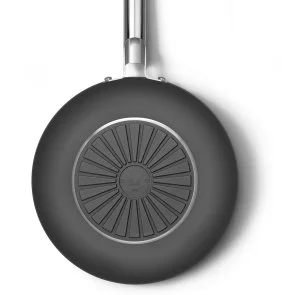 Фото: Сковорода Smeg 50S Retro Style WOK 30cm Black Matte (WOF3002BLM) № 2 | KTC