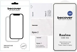Фото: Захисне скло BeCover 10D for Realme C85 5G - Black (715140) № 3 | KTC