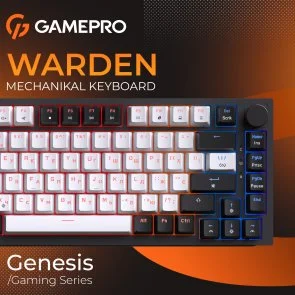 Фото: Клавіатура GamePro MK160 V2 Warden QLAB Sakura ENG/UKR USB Black (MK160-V2-B-QS) № 9 | KTC