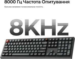 Фото: Клавіатура Keychron V6 8K Keychron Super Red Switch RGB Black (V6W-D1-UA) № 10 | KTC