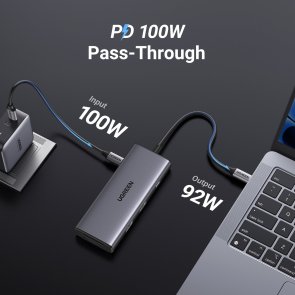 USB-хаб UGREEN CM498 7in1 Grey (15531)