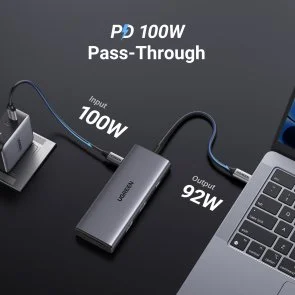 Фото: USB-хаб UGREEN CM498 7in1 Grey (15531) № 5 | KTC