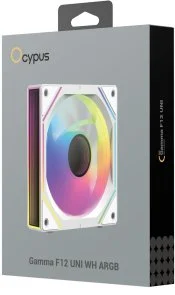 Фото: Кулер Ocypus Gamma F12 UNI Reverse Blade ARGB White (GAMMA-F12-WH1AM01U-GL) № 8 | KTC