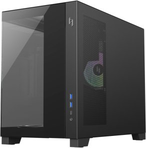Корпус Gamemax NEX C33 Black with window (NEX C33 BK)
