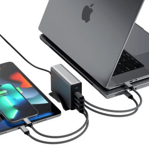Зарядний пристрій Satechi 165W USB-C 4-Port PD GaN C (ST-UC165GM-EU)