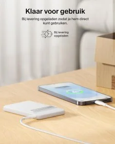 Батарея універсальна Belkin BoostCharge Slim 5000mAh 20W Qi2 15W with Kickstand White (BPD011HQWH)