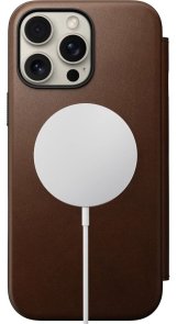 Чохол Nomad for Apple iPhone 16 Pro - Modern Leather Folio Brown (NM01679585)