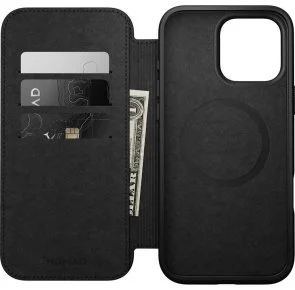 Фото: Чохол Nomad for Apple iPhone 16 Pro - Modern Leather Folio English Tan (NM01678885) № 6 | KTC
