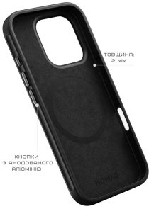 Чохол Nomad for Apple iPhone 16 Pro - Sport Vulcan Black (NM01374985)