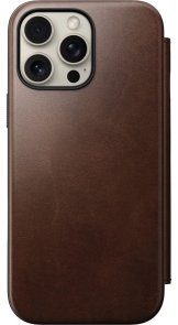 Чохол Nomad for Apple iPhone 16 Pro - Modern Leather Folio Horween Rustic Brown (NM01676485)