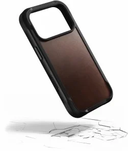 Фото: Чохол Nomad for Apple iPhone 17 Pro Max - Rugged Leather Horween Rustic Brown (NM011796858) № 6 | KTC