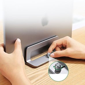 Підставка для ноутбука UGREEN LP258 Vertical Laptop Stand Silver