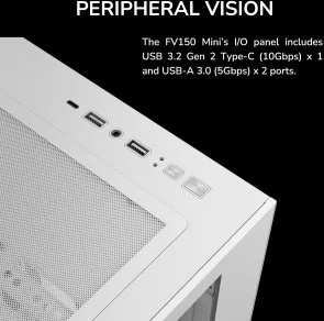 Фото: Корпус Cougar FV150 Mini White with window (FV150 MINI White) № 11 | KTC