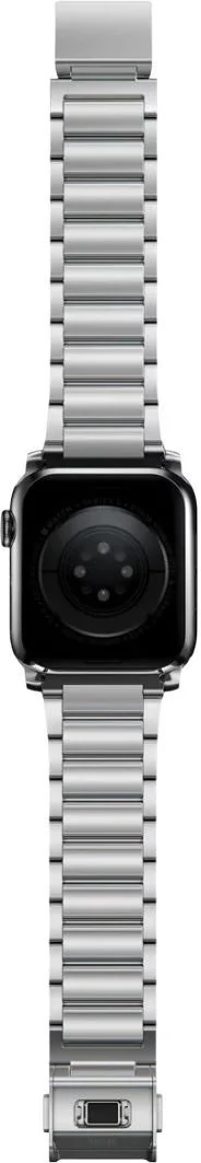 Фото: Ремінець Nomad for Apple Watch 46/49mm - Steel Silver Hardware Silver (NM1A4HSXS0) № 6 | KTC