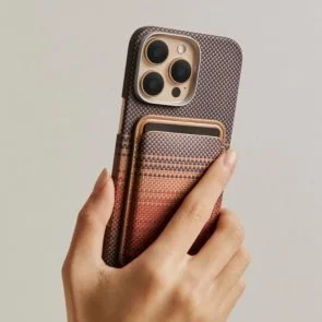 Фото: Чохол для пластикових карт Pitaka for iPhone - Magnetic Woven Sunset (MWW2402) № 8 | KTC