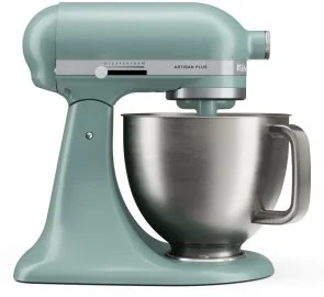Фото: Планетарний міксер KitchenAid Artisan Plus 4.7L 5KSM50PKVE Mint Julep (5KSM50PKVEMJ) № 2 | KTC