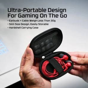 Фото: Навушники HyperX Cloud Earbuds III Red (BN7S0AA) № 7 | KTC