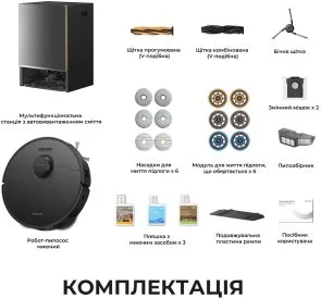 Фото: Робот-пилосос Dreame Bot Matrix 10 Pro Black (RLM61HE-Bl) № 2 | KTC