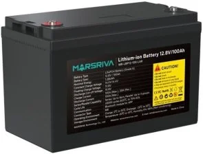 Фото: Батарея для ДБЖ Marsriva LiFePO4 12.8V 100Ah (MR-LBP12-100-LAR) № 2 | KTC