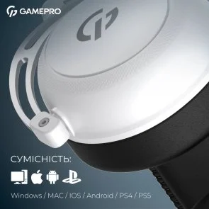 Фото: Гарнітура GamePro Asgard Skald Origin White (HS850W) № 7 | KTC