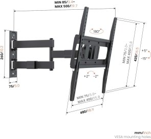 Кронштейн Vogels UP 4043 Black (8440430)
