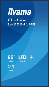 Фото: Інтерактивний дисплей iiyama ProLite LH6564UHS-B1AG 64.5 № 6 | KTC