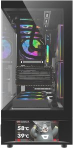 Корпус DARKFLASH DS950V Black with window (DS950V BLACK)