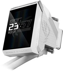 Фото: Система рідинного охолодження ASUS ROG Strix LC IV 360 ARGB LCD White (90RC01M2-B0EAY0) № 6 | KTC