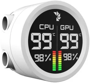 Фото: Система рідинного охолодження AeroCool Abyss L360R Digi White (ACLA-AD36117.21) № 3 | KTC