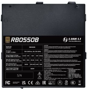 Блок живлення Lian-Li 550W RB 550B Black (G9P.RB0550B.B000.EU)