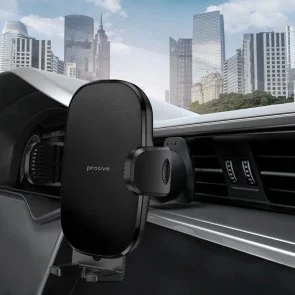 Фото: Кріплення для мобільного телефону Proove Tumbler Air Outlet Car Mount Black (CHTB00000001) № 5 | KTC