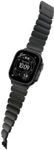 Фото: Ремінець Nomad for Apple Watch 46/49mm - Stratos Black Hardware Forest (NM009575858) № 5 | KTC