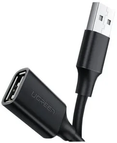 Фото: Кабель UGREEN US103 AM / AF 2m Black (UGR-10316) № 2 | KTC