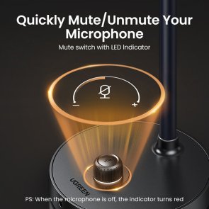Мікрофон UGREEN CM564 Desktop USB Black (UGR-90416)