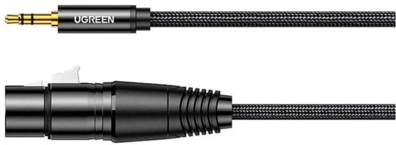 Фото: Кабель UGREEN AV182 Jack 3.5mm M / XLR F 2m Black (UGR-20244) № 2 | KTC