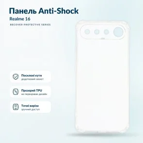 Фото: Чохол BeCover for Realme 16 - Anti-Shock Clear (716087) № 5 | KTC