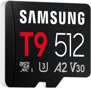 Фото: FLASH пам'ять Samsung T9 UHS-I U3 V30 A2 Micro SDXC 512GB (MB-MH512T/WW) № 3 | KTC