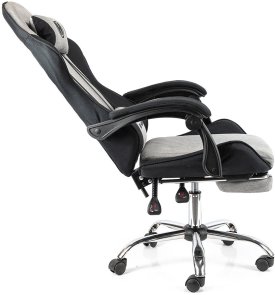 Крісло Holmer GCH-05 Size L Footrest Fabric Gray/Black