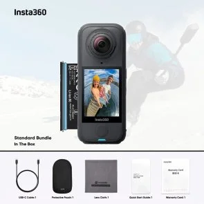  Екшн-камера Insta360 X4 Air Standard Bundle Black (6977644761922)