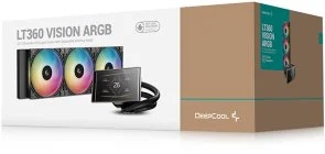 Фото: Система рідинного охолодження Deepcool LT360 Vision ARGB Black (R-LT360VISION-BKAMMC-G-1) № 8 | KTC