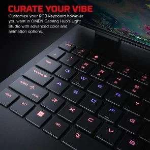 Фото: Ноутбук HP HyperX Omen 15-gb0061ua Shadow Black (DM8M3EA) - 15.3" IPS 165 Гц / AMD Ryzen 5 / 240 / DDR5 16 ГБ / PCI-E SSD 512 ГБ / GeForce RTX 5060 № 8 | KTC