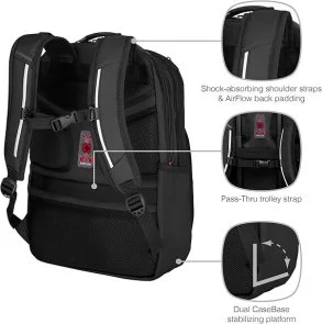 Фото: Рюкзак для ноутбука Wenger Cosmic 17 Black (653187) № 5 | KTC