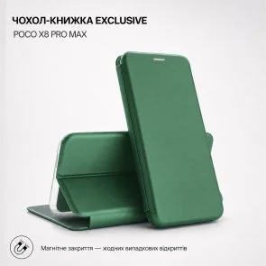 Фото: Чохол BeCover for Poco X8 Pro Max - Exclusive Dark Green (716169) № 4 | KTC